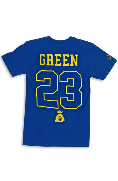 Stay Winning Green 23 Blue Tee
