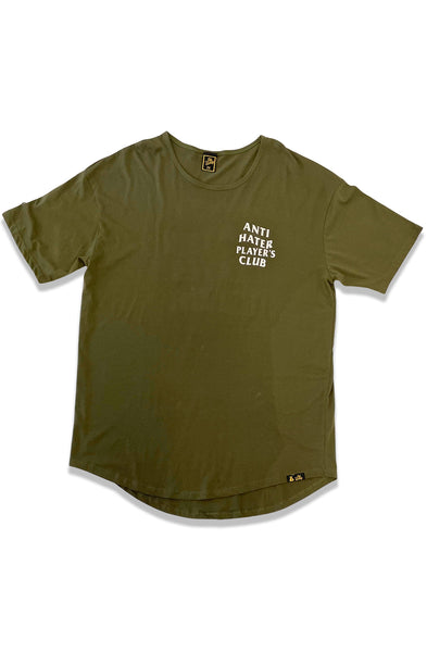 Stay Winning Anti-Hater Player's Club Olive Scoop Tee