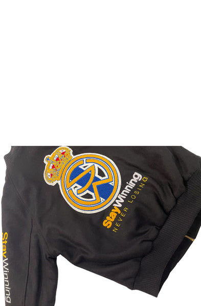 Stay Winning Royalty Black Wool Jacket