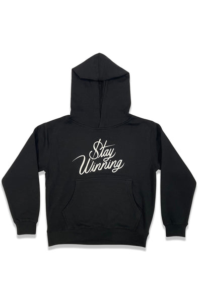 Stay Winning Original Script Youth Hoodie