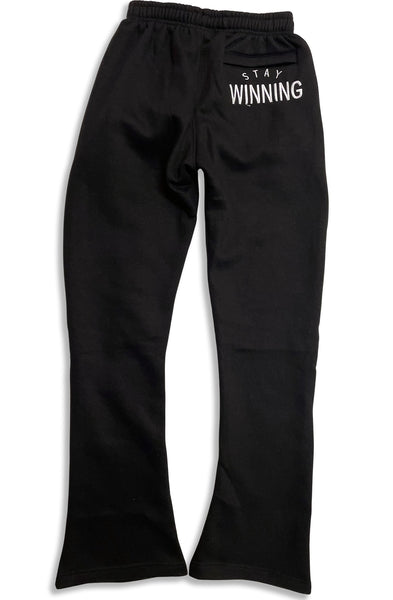 Stay Winning Embroidered Flare Sweatpants