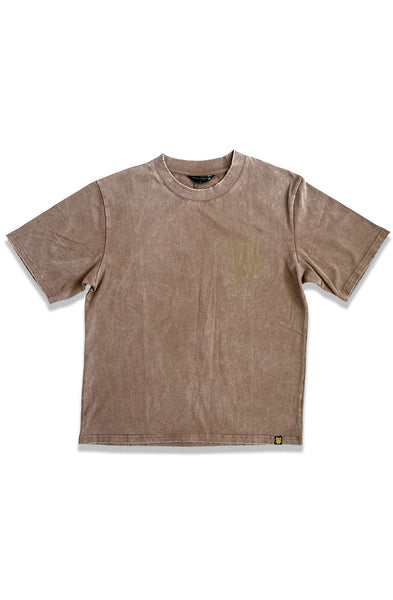 Stay Winning Acid Wash Distressed Original Logo Script Tee
