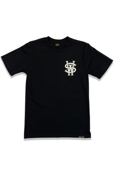 Stay Winning Original SW Script Logo Black Tee