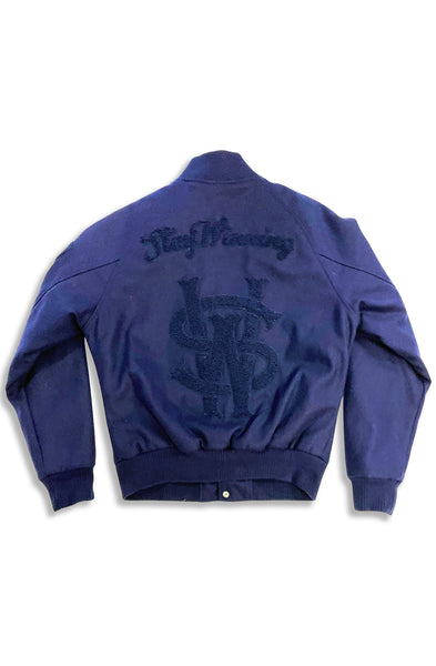 Stay Winning Navy Blue Wool Jacket