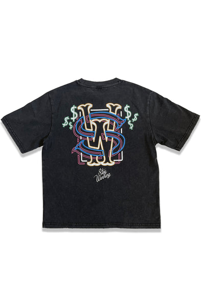 Stay Winning Distressed Westside Neon Tee