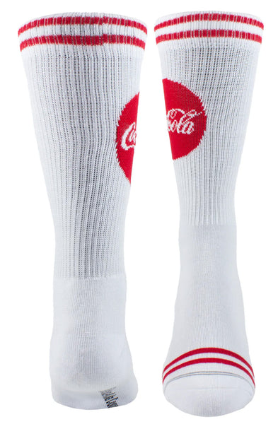 Coca Cola Logo White Crew 1 Pair