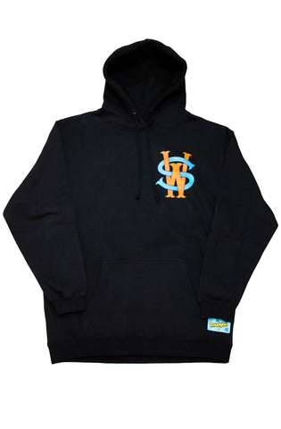 Stay Winning Women Script Logo Gold Embroidered Marled Ash Hoodie
