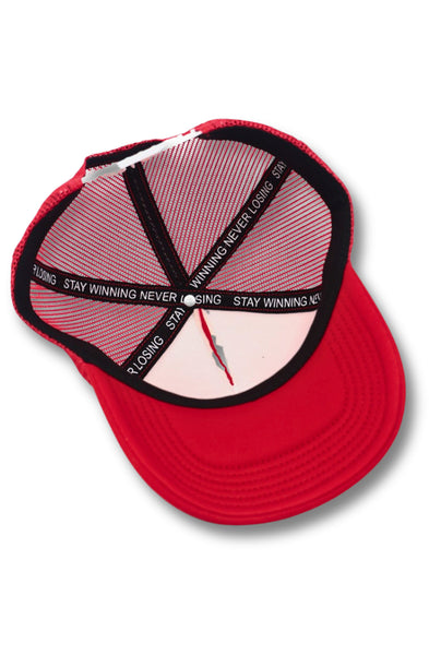 Stay Winning Red Trucker Hat