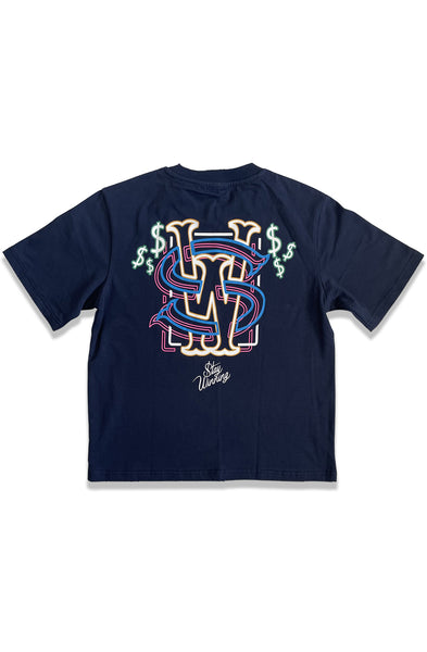 Stay Winning Distressed Westside Neon Tee