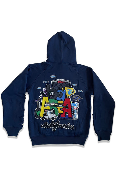 Stay Winning BART Navy Zip Hoodie