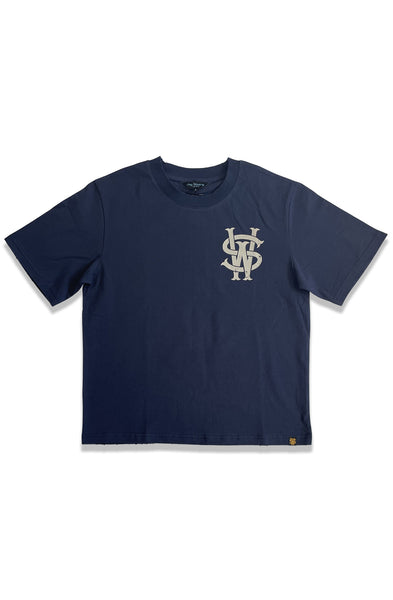 Stay Winning Distressed Original Logo Script Tee