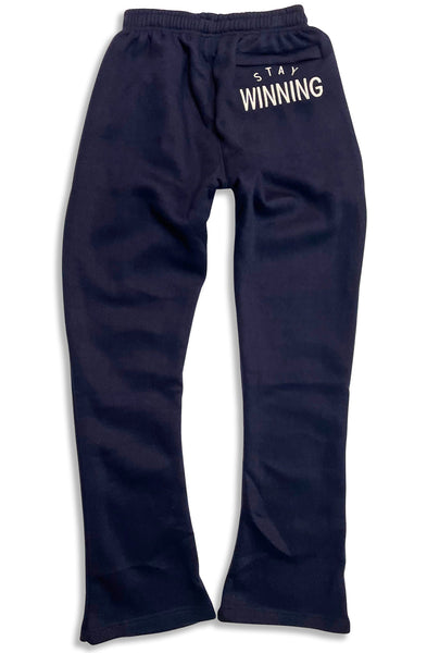 Stay Winning Embroidered Flare Sweatpants