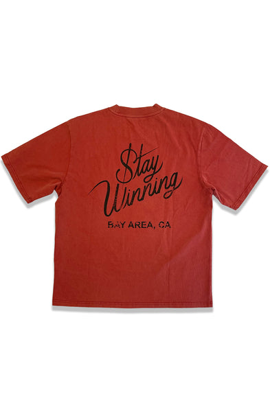 Stay Winning Vintage Wash Logo Tee