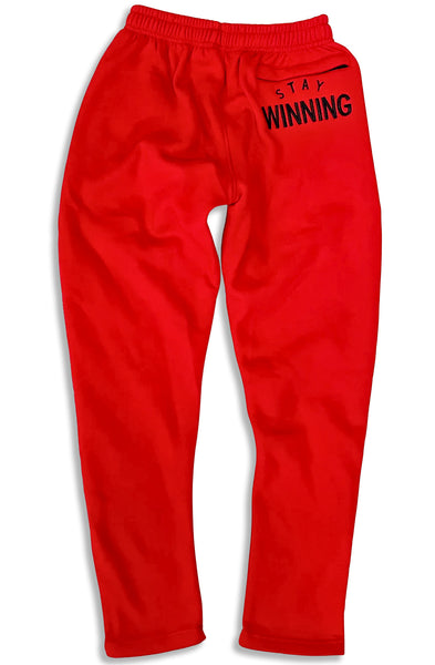 Stay Winning Open End Embroidered Sweats