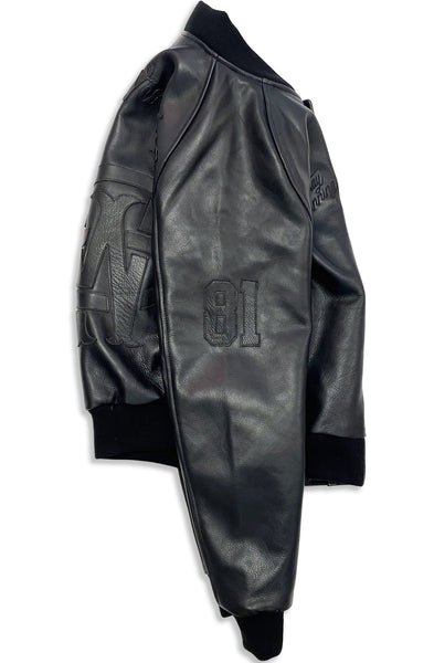 Stay Winning Black Leather Jacket