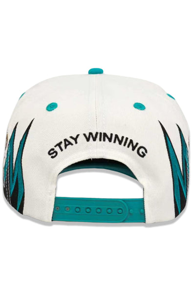 Stay Winning Shark Tooth Snapback Hat