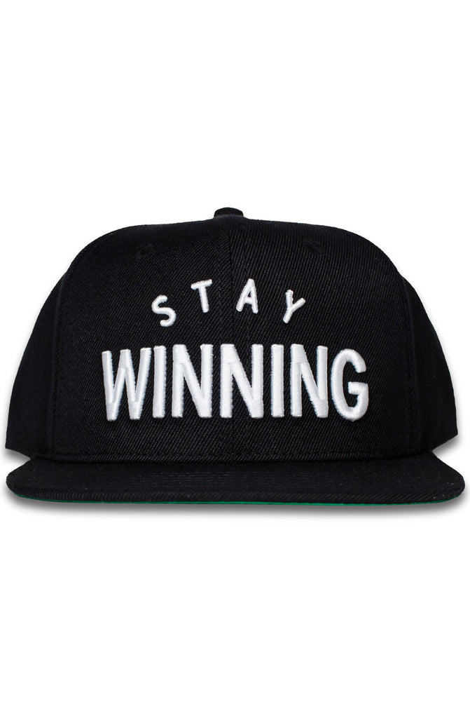 Stay Winning Black Snapback Hat Stay Winning Black Snapback Hat