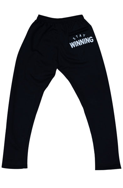 Stay Winning Black Sweatpants