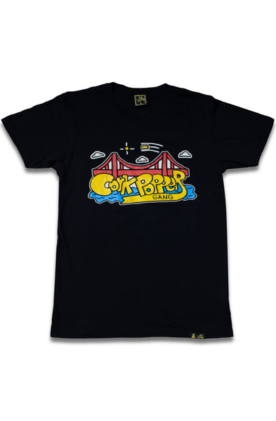 Stay Winning Cork Popper Gang Golden Gate Tee