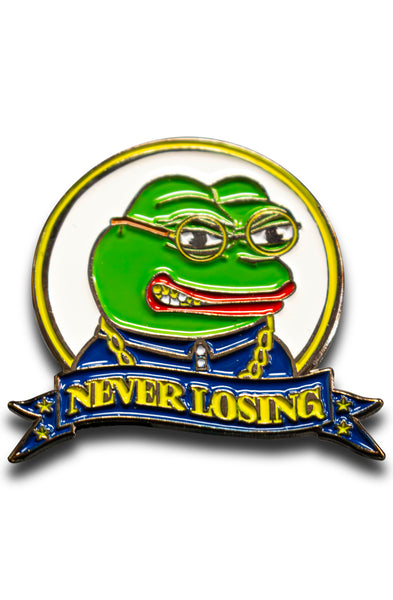 Stay Winning Never Losing Carty Pin