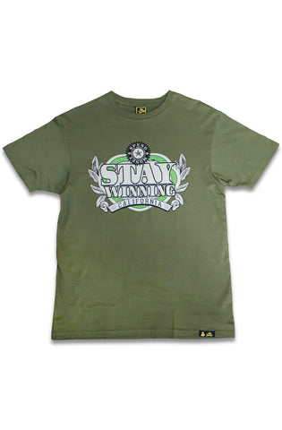 Stay Winning Spend Money Green Tee