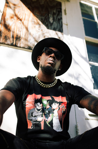 Stay Winning x Double Up DBZ/PIF Black Tee