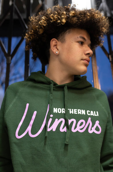 Áo hoodie xanh của người chiến thắng miền Bắc Cali