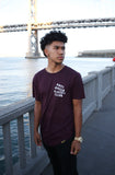 Stay Winning Anti-Hater Player's Club Maroon Scoop Tee