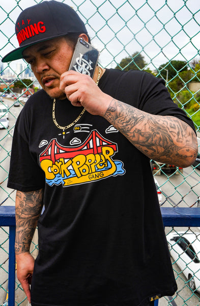 Stay Winning Cork Popper Gang Golden Gate Tee