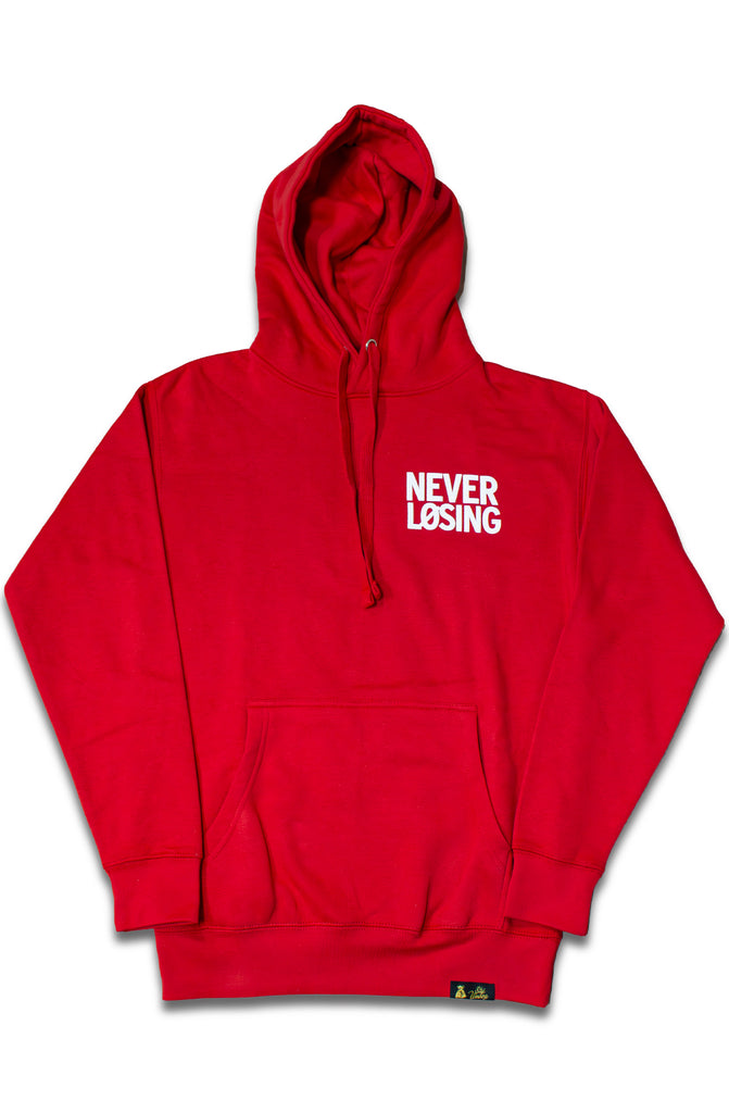 Stay Winning Never Losing Red/White Hoodie Stay Winning Never Losing Red/White Hoodie