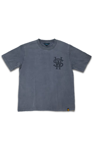 Stay Winning Vintage Wash Logo Charcoal Tee