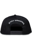 Stay Winning SW Black Snapback Hat