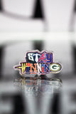 Stay Winning Sports Pin