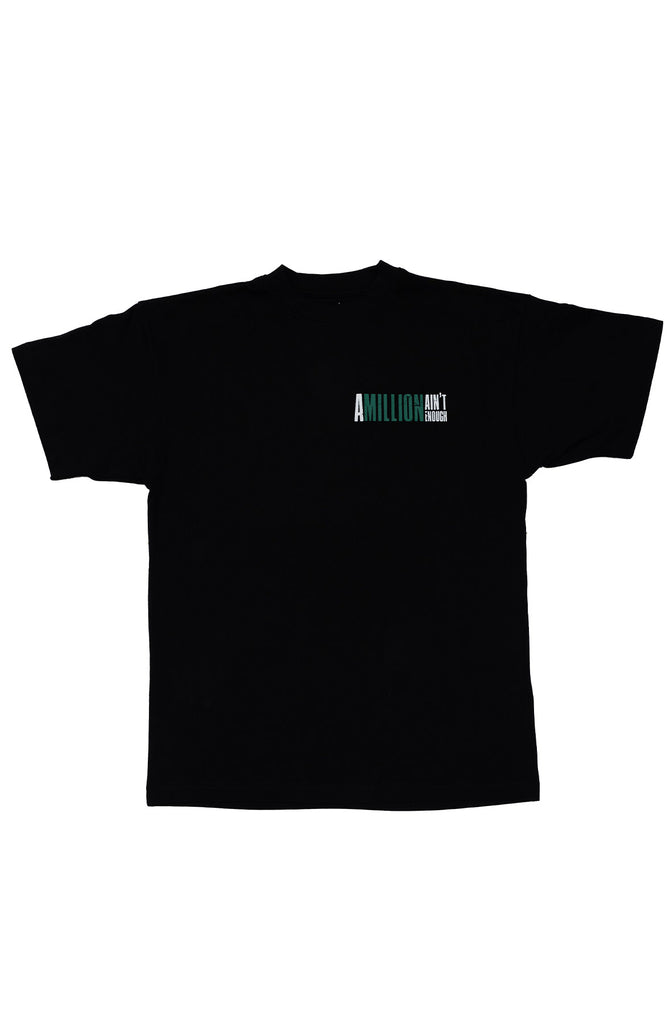 Stay Winning A Million Ain't Enough Black Tee Stay Winning A Million Ain