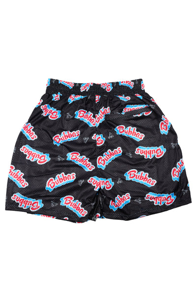 Stay Winning Black All Over Bubbas Hoop Shorts