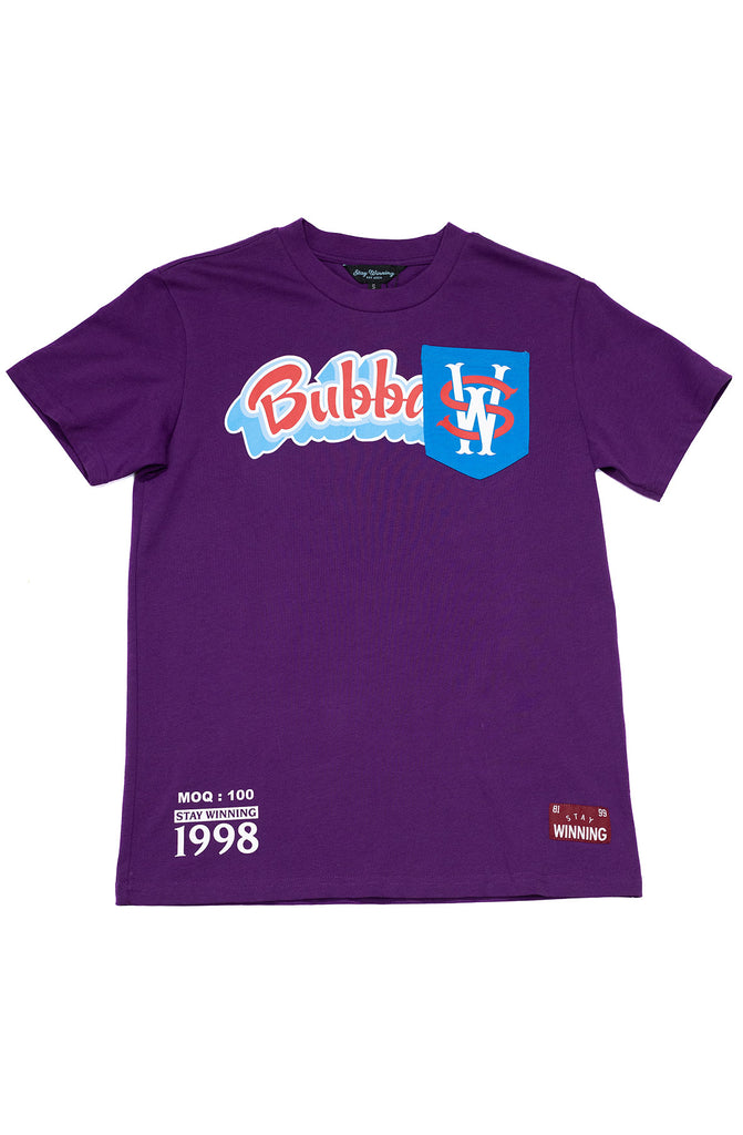 Stay Winning Bubbas Pocket Tee (Purple) Stay Winning Bubbas Pocket Tee (Purple)