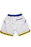 Stay Winning Golden State Retro White Shorts