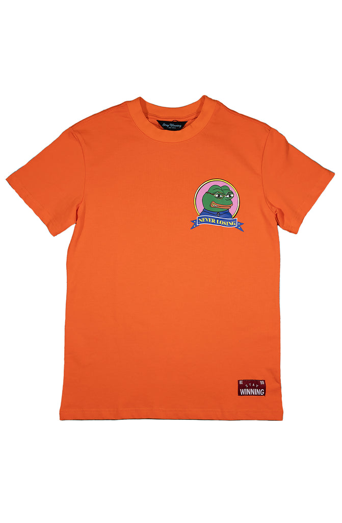 Stay Winning Carty The Frog Orange Tee Stay Winning Carty The Frog Orange Tee