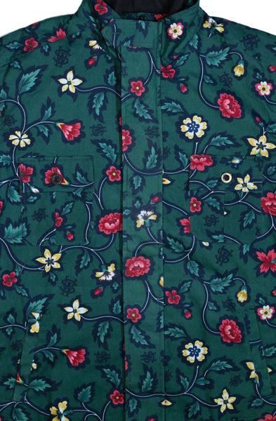 Stay Winning Áo khoác hoa màu xanh lá cây