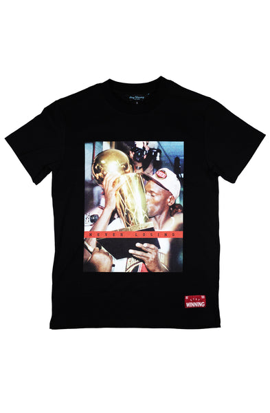 Stay Winning GOAT Trophy Black Tee