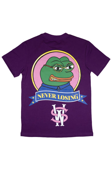 Stay Winning Carty The Frog Purple Tee