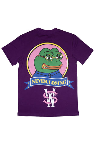 Stay Winning Carty The Frog Purple Tee