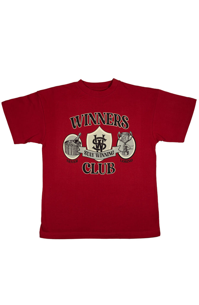Stay Winning Winners Club Red Tee Stay Winning Winners Club Red Tee