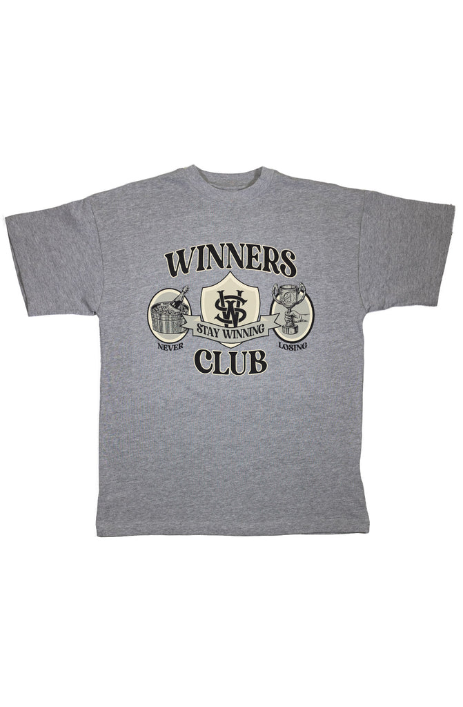 Stay Winning Winners Club Grey Tee Stay Winning Winners Club Grey Tee