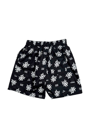 Stay Winning Black Swim Trunks