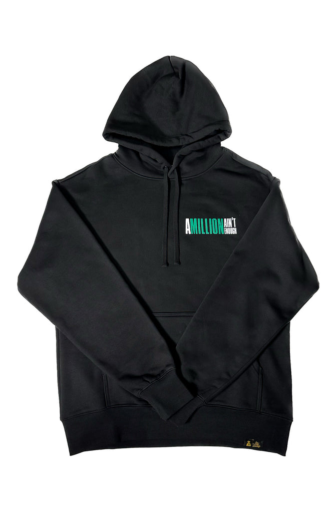 Stay Winning A Million Ain't Enough Black Hoodie Stay Winning A Million Ain