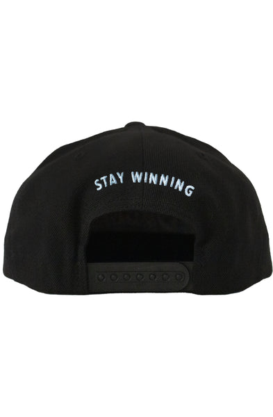 Stay Winning Bubbas Black Snapback Hat