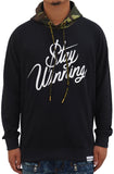 Stay Winning Script Black/White Camo Hoodie