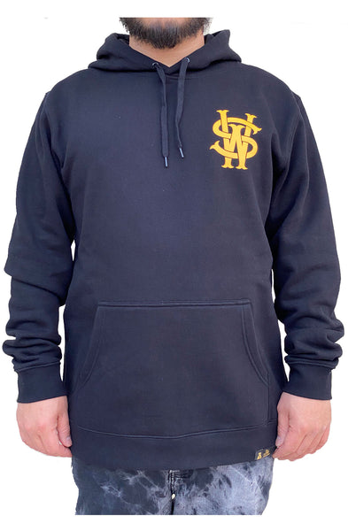 Stay Winning Lucky Cat Black Hoodie