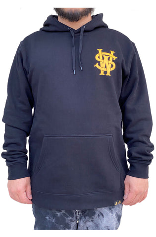 Stay Winning Lucky Cat Black Hoodie